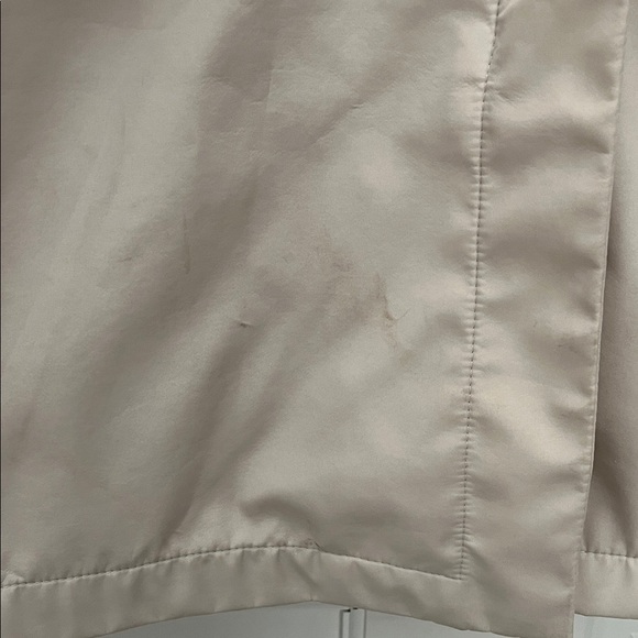 Vintage Eddie Bauer Women's Cream Trench Coat Jacket - Size Large - Picture 8 of 16